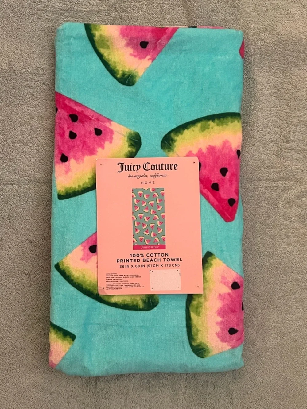 Juicy Couture Summer Watermelon Beach Towel